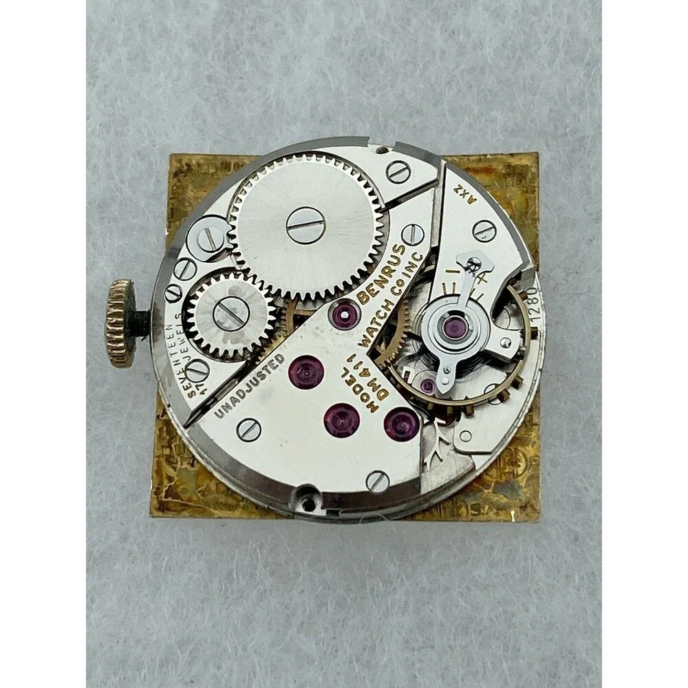 Vintage Benrus Mechanical Automatic Handwind 10k Rolled Gold Plate Bezel Watch